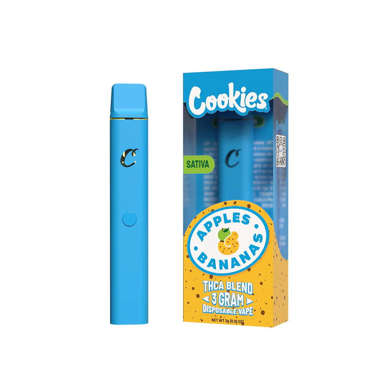 COOKIES 3G THCA DISPOSABLE VAPE - APPLES BANANAS (SATIVA)