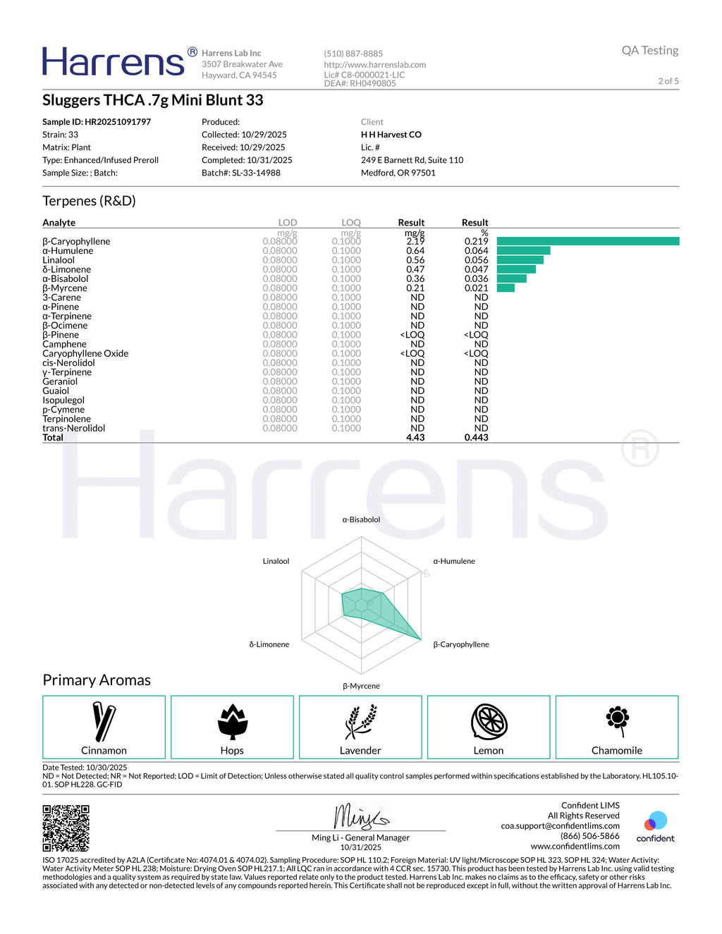 Sluggers Mini Blunts - 33 Infused w/ Diamonds 5 pack (Indica Hybrid)