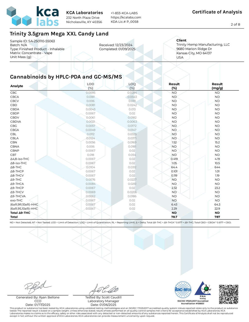 Trinity THCP RESIN 3 gram Disposable Vape
