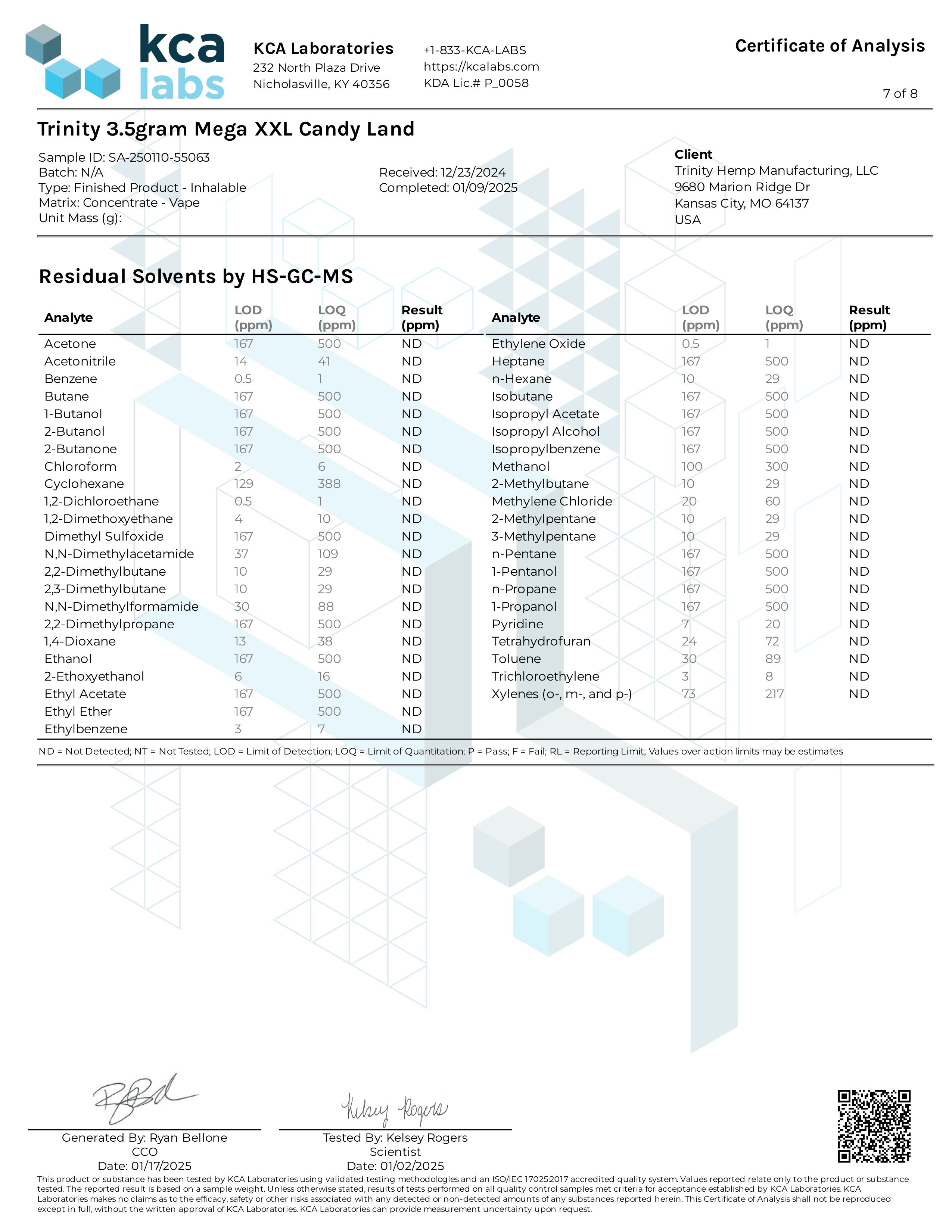 Trinity THCP RESIN 3 gram Disposable Vape