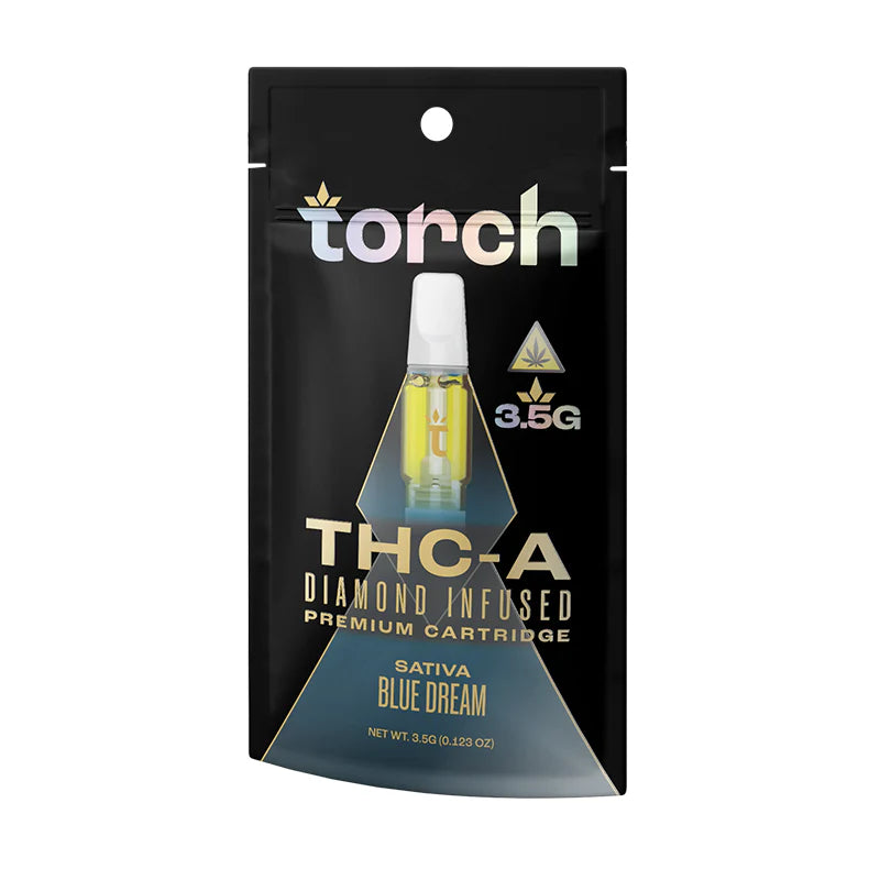 Torch Diamond Infused 3.5g Cartridge - Blue Dream | White Widow | Casino Kush