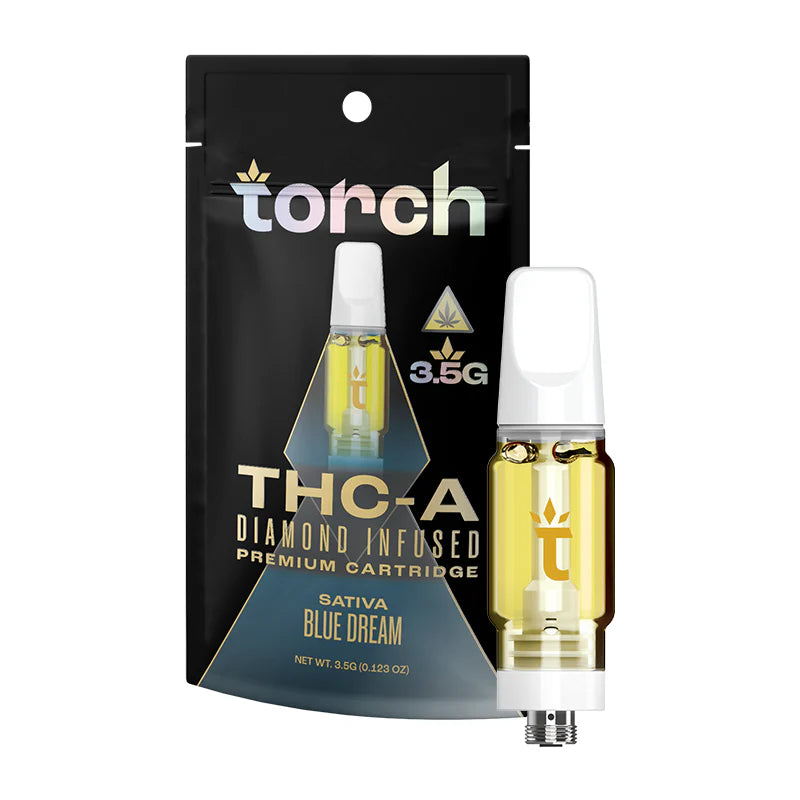 Torch Diamond Infused 3.5g Cartridge - Blue Dream | White Widow | Casino Kush