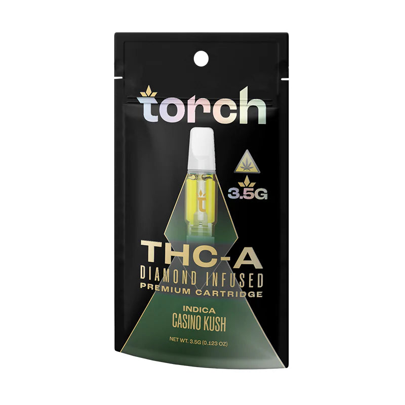 Torch Diamond Infused 3.5g Cartridge - Blue Dream | White Widow | Casino Kush