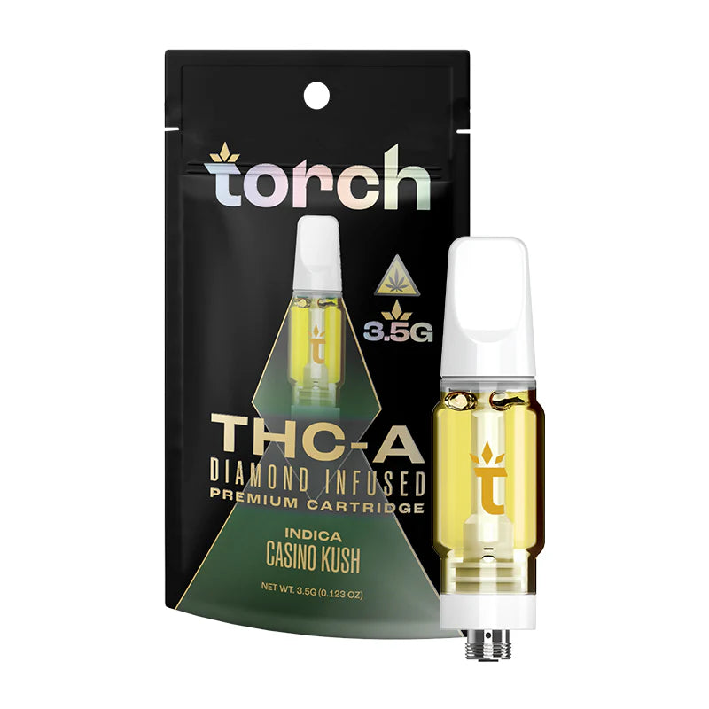 Torch Diamond Infused 3.5g Cartridge - Blue Dream | White Widow | Casino Kush