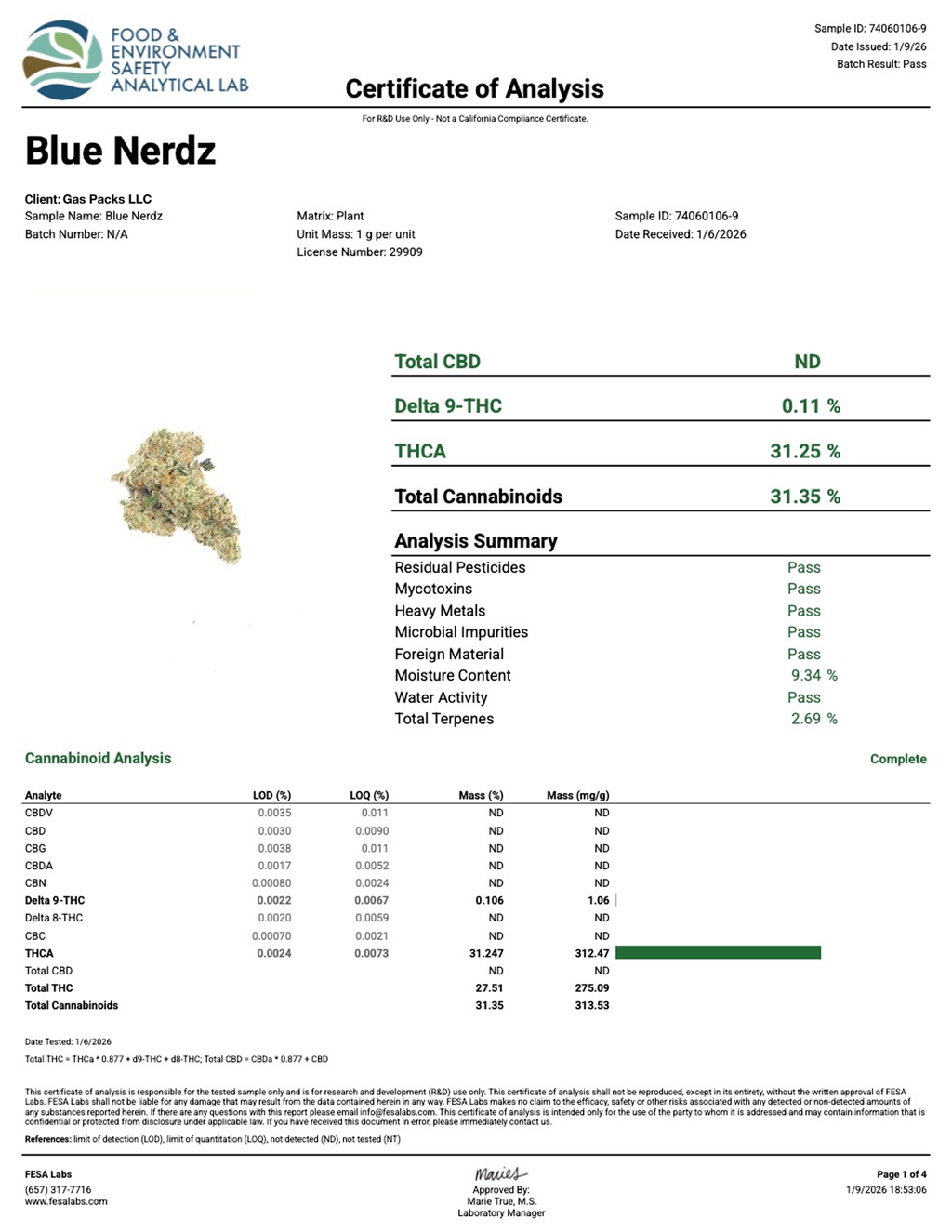 Pierx Supply Blue Nerdz (INDOOR EXOTICS)