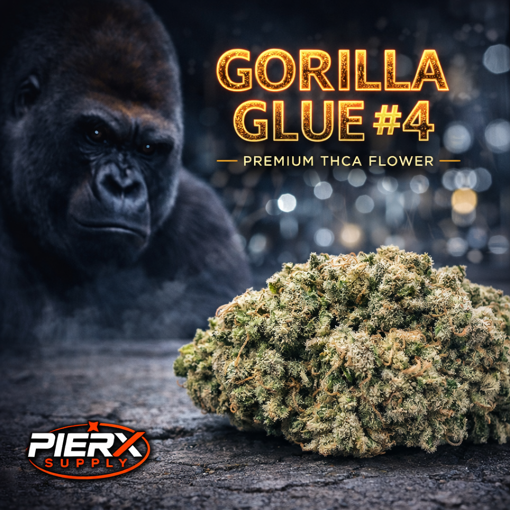 Gorilla Glue #4 THCa Flower | 31.90% THCa | Premium Exotic | Indica 28g