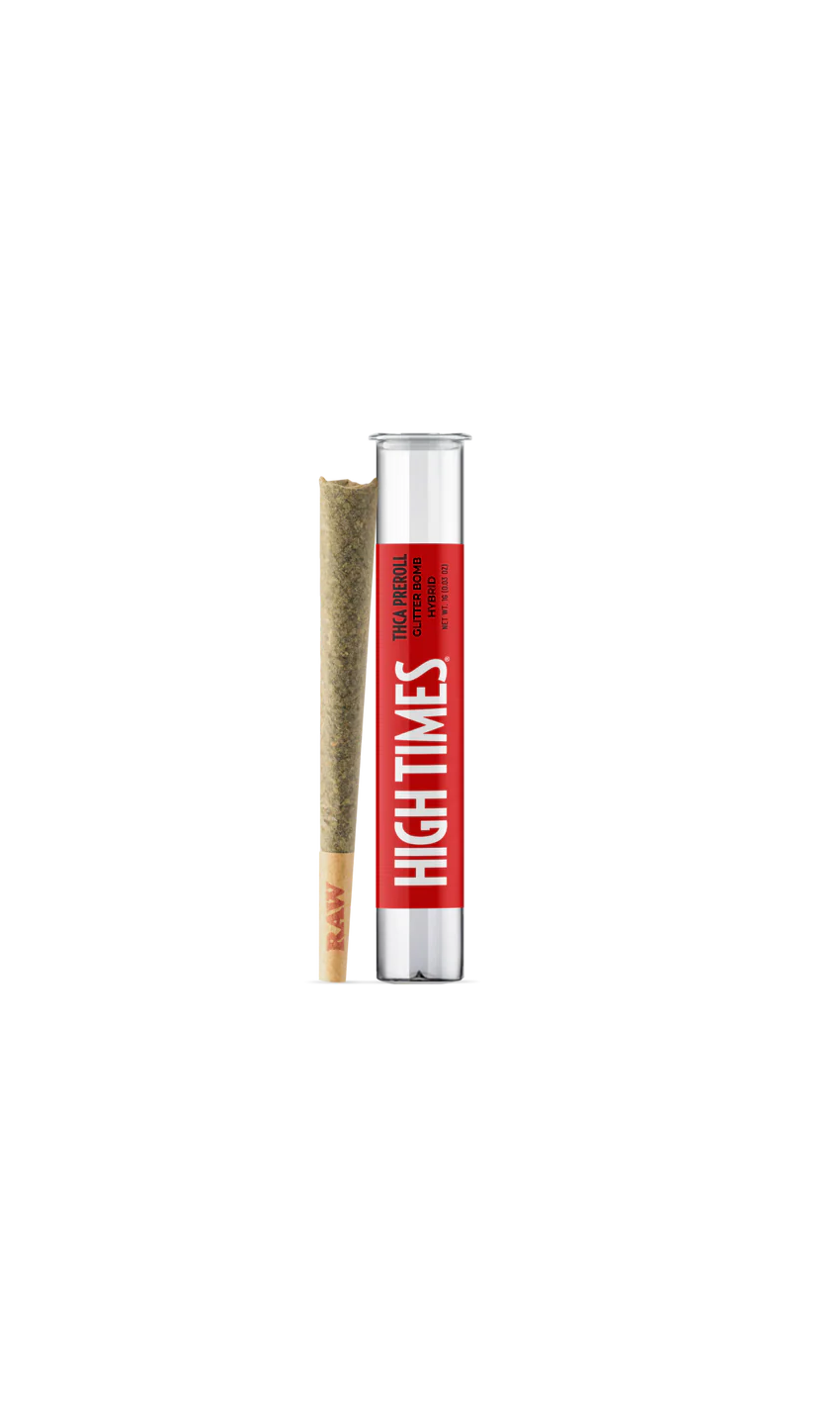 High Times THCa 1G Pre-Rolls – Runtz, Kosher Kush, Durban Poison & Glitter Bomb | Premium Ready-to-Smoke Flower