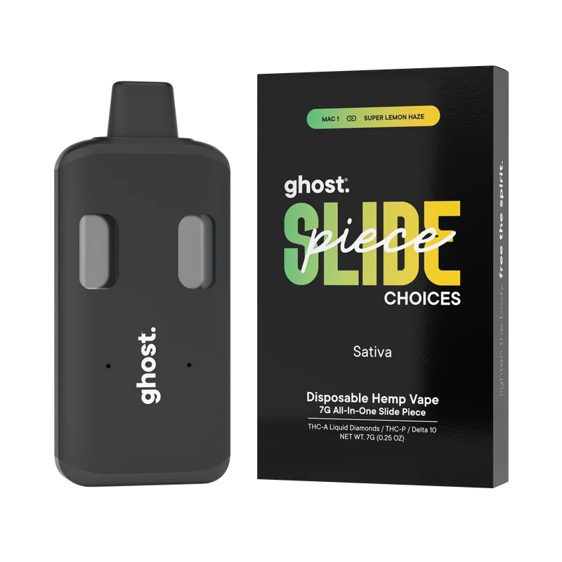 👻 Ghost Slide Piece 7G THCa Disposable Vape 🔥 | Dual Flavor Liquid Diamonds | Premium THCa Hemp