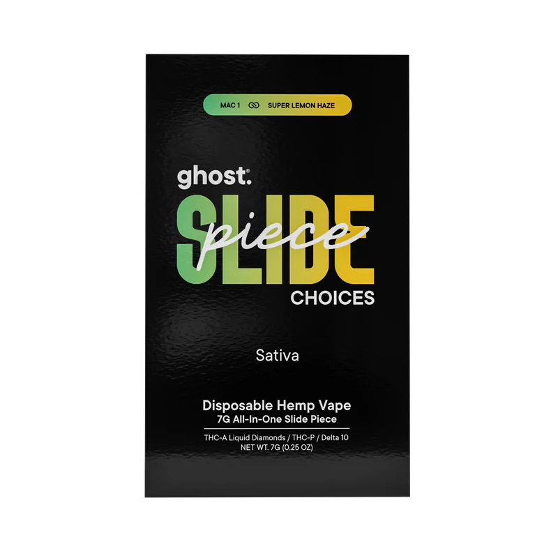 👻 Ghost Slide Piece 7G THCa Disposable Vape 🔥 | Dual Flavor Liquid Diamonds | Premium THCa Hemp