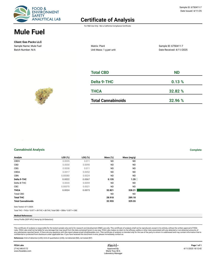Pierx Supply Mule Fule OG 3.5g