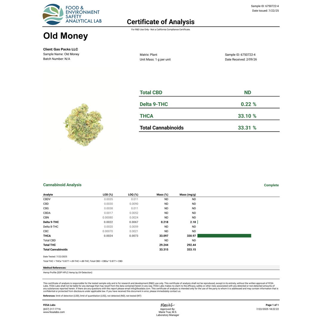 Pierx Supply Old Money (INDOOR EXOTIC)