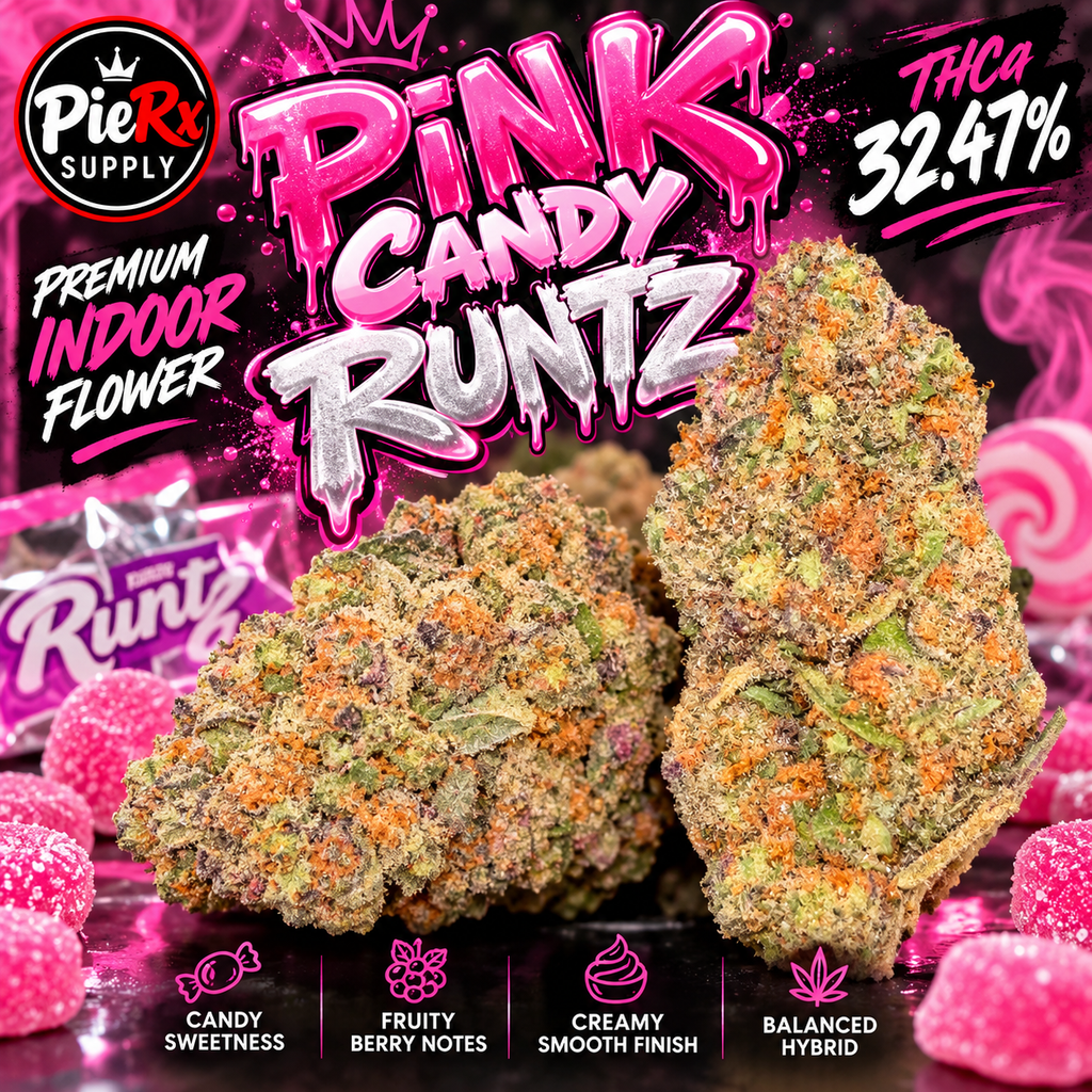 🍬💗 Pink Candy Runtz | 28G/14G Premium Indoor THCa Flower | 33.90% THCa 🌸🔥