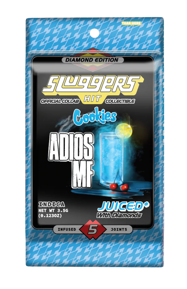 Sluggers x Cookies - Juiced 5pk Adios MF (Indica)