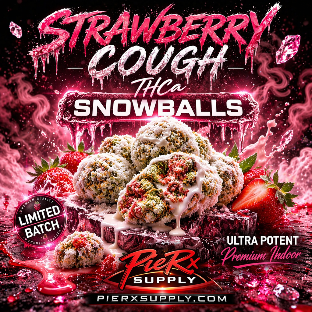 Strawberry Cough THCa Snowballs | Premium Infused Flower