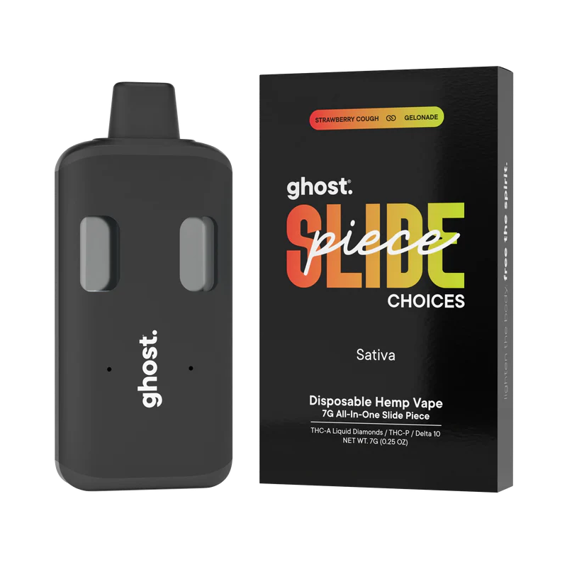 👻 Ghost Slide Piece 7G THCa Disposable Vape 🔥 | Dual Flavor Liquid Diamonds | Premium THCa Hemp