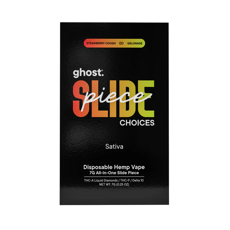 👻 Ghost Slide Piece 7G THCa Disposable Vape 🔥 | Dual Flavor Liquid Diamonds | Premium THCa Hemp