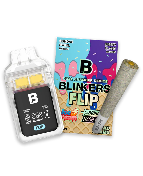 Blinkers Ice Cream THCA Vape 2G Dual Flavor Live Resin Device + Pre PieRx Supply Blinkers Ice Cream THCA Vape 2G Dual Flavor Live Resin Device + Pre PieRx Supply