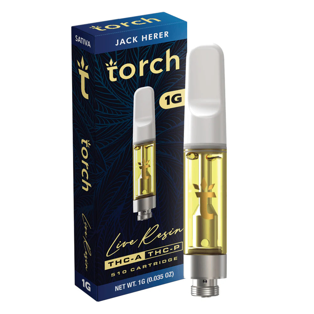 Torch THCa Live Resin 1g Cart | Banana Latte • PBB • Jack Herer