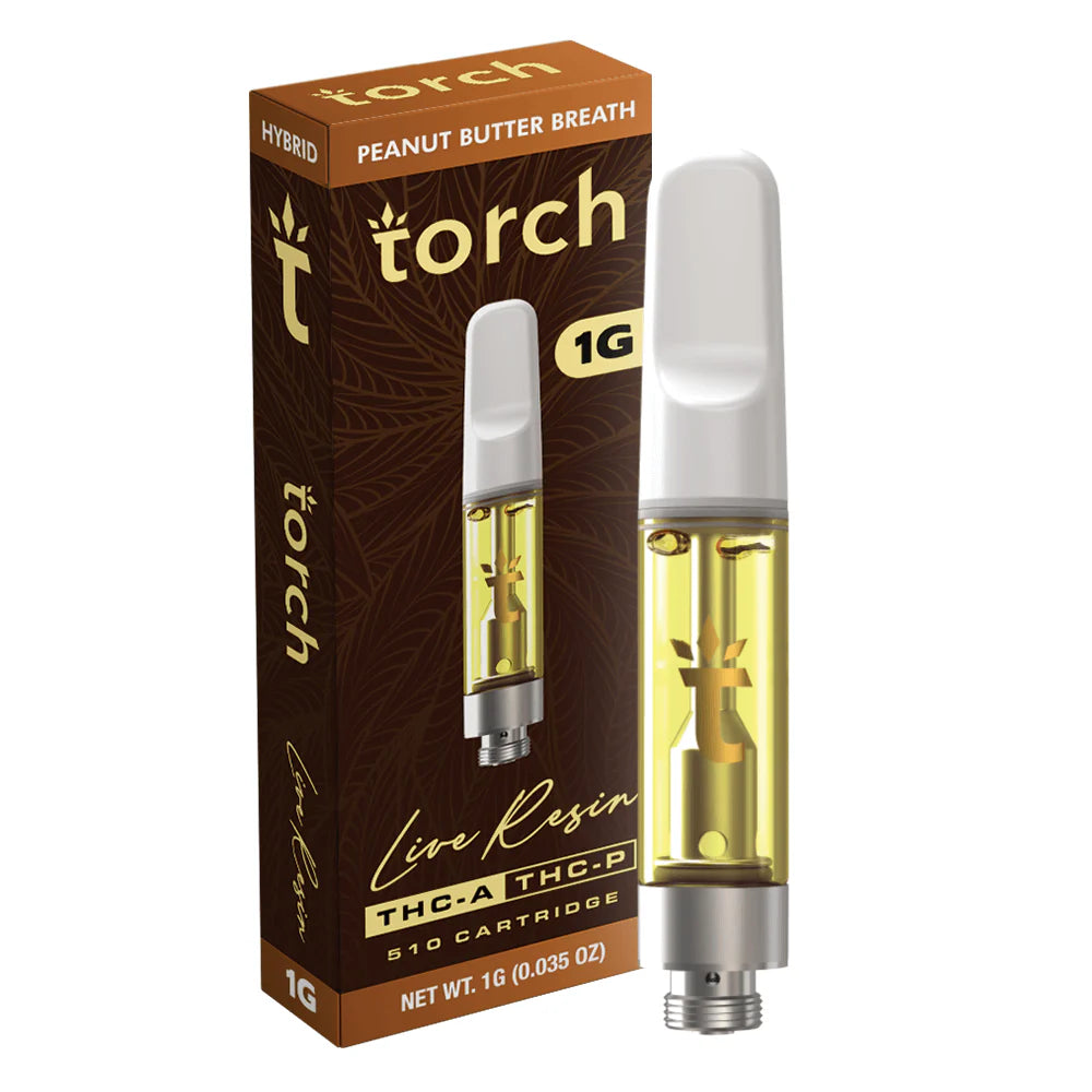 Torch THCa Live Resin 1g Cart | Banana Latte • PBB • Jack Herer