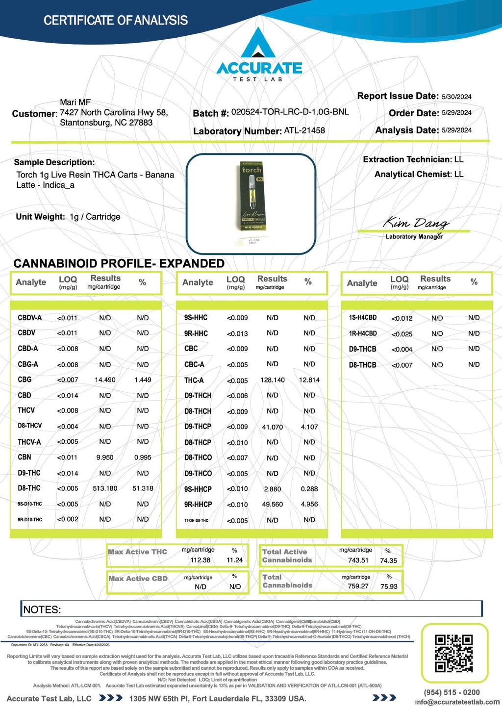 Torch THCa Live Resin 1g Cart | Banana Latte • PBB • Jack Herer
