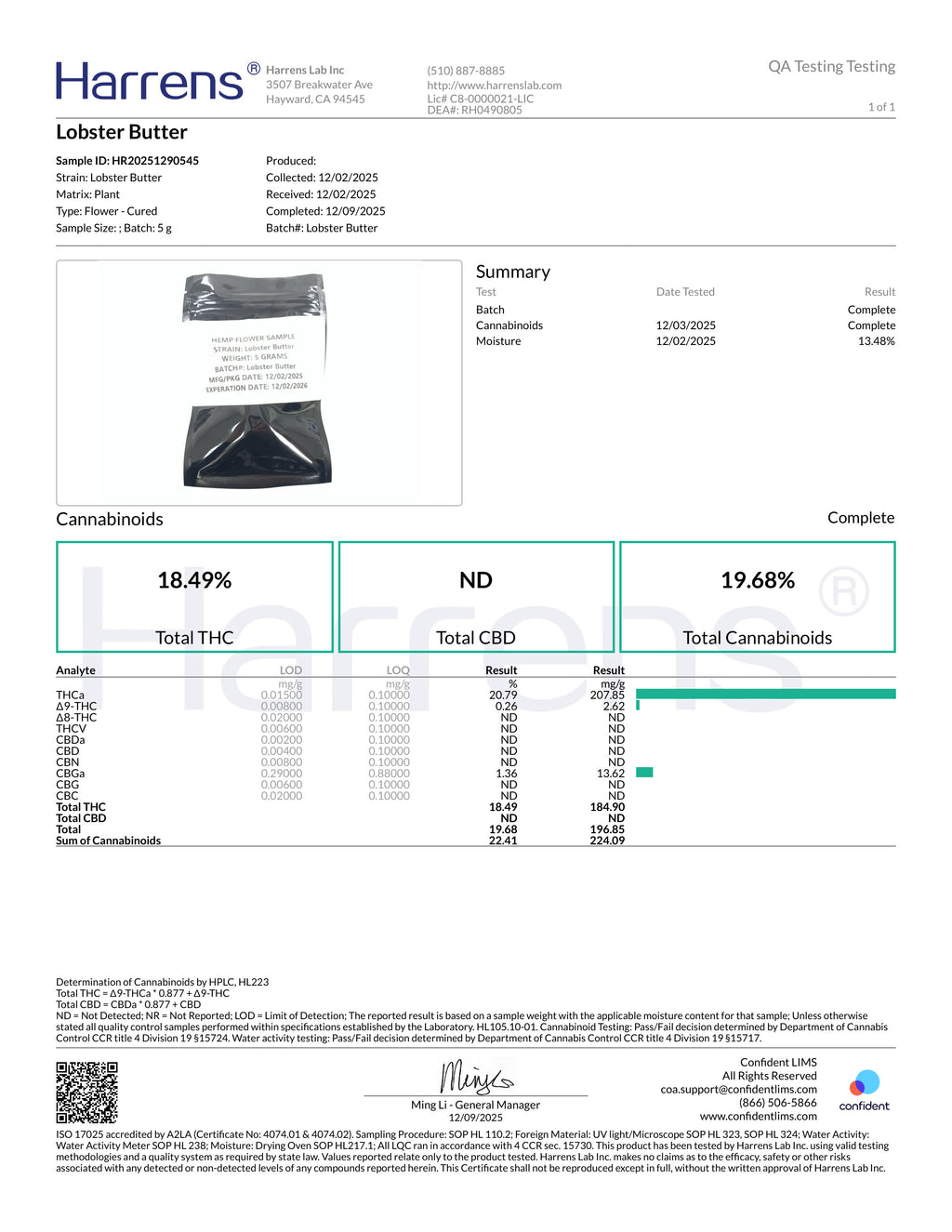 Lobster Butter THCa Flower | Ounce (28G)