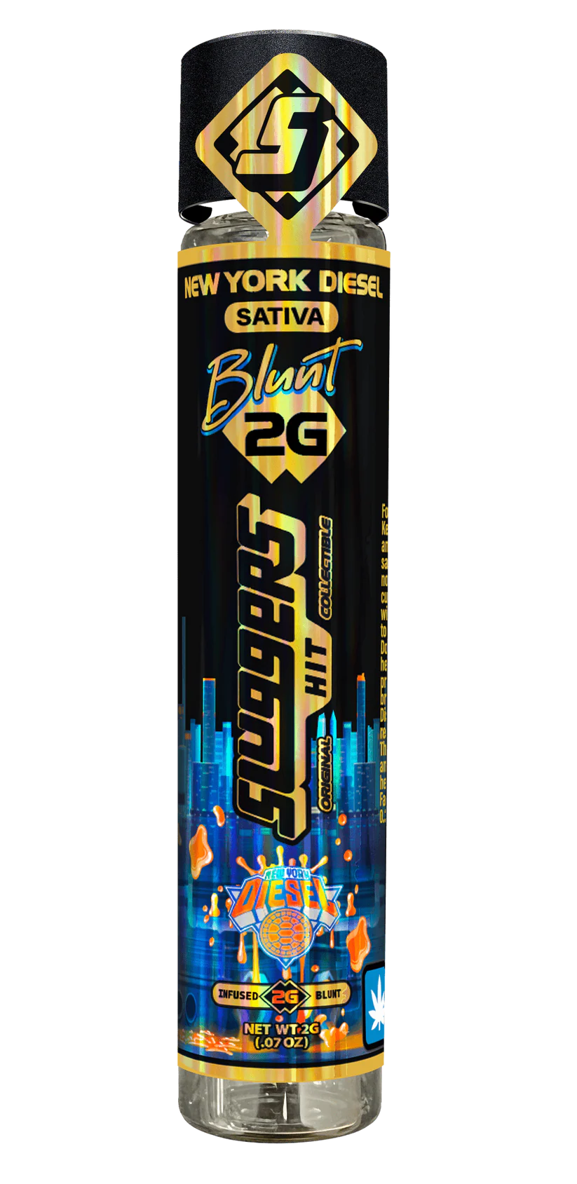 Sluggers 2g Infused Pre Roll Blunt w/ Tip - New York Sour Diesel (Sativa)