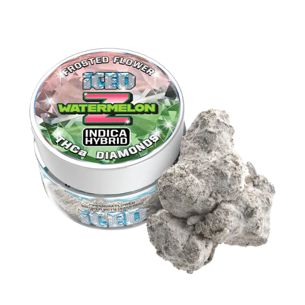 ICED Jarred Infused Flower 3.5g Watermelon Z (Indica)