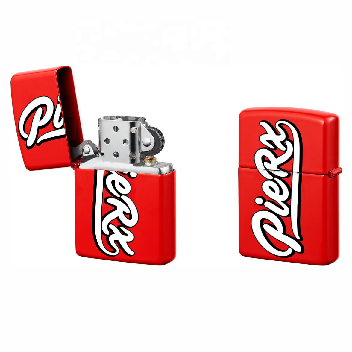 Whippo Lighter Red | Refillable Metal Flame Lighter TH